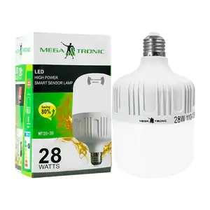 Foco bombilla led megatronic de 28w con sensor de movimiento, luz bla…
