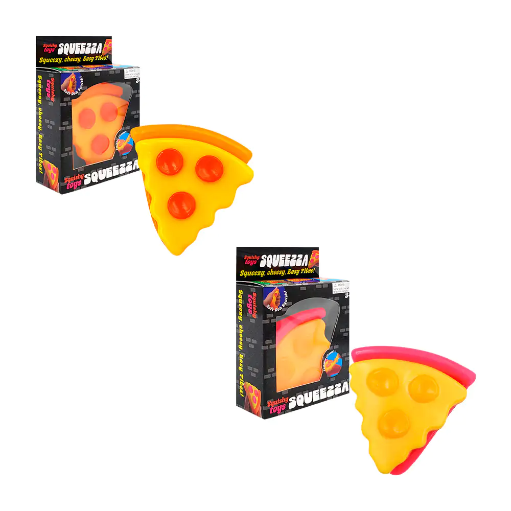 Squeeze pegajoso en forma de pizza desarmable con aroma agradable / m…