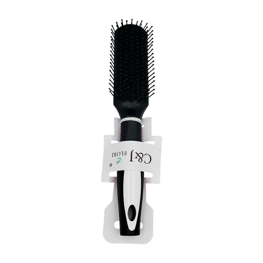 Cepillo rectangular c&j flori con cerdas suaves de 24cm para el cabel…