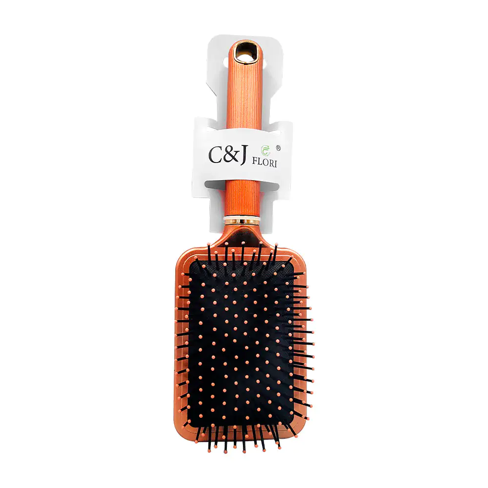 Cepillo c&j flori rectangular con detalles metálicos, variedad de col…