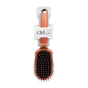 Cepillo c&j flori ovalado con detalles metálicos, variedad de colores