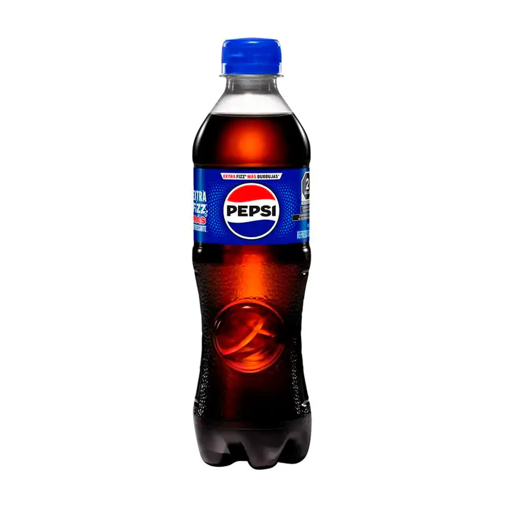 1pz refresco pepsi sabor cola, extra fizz más refrescante, 400ml / pe…