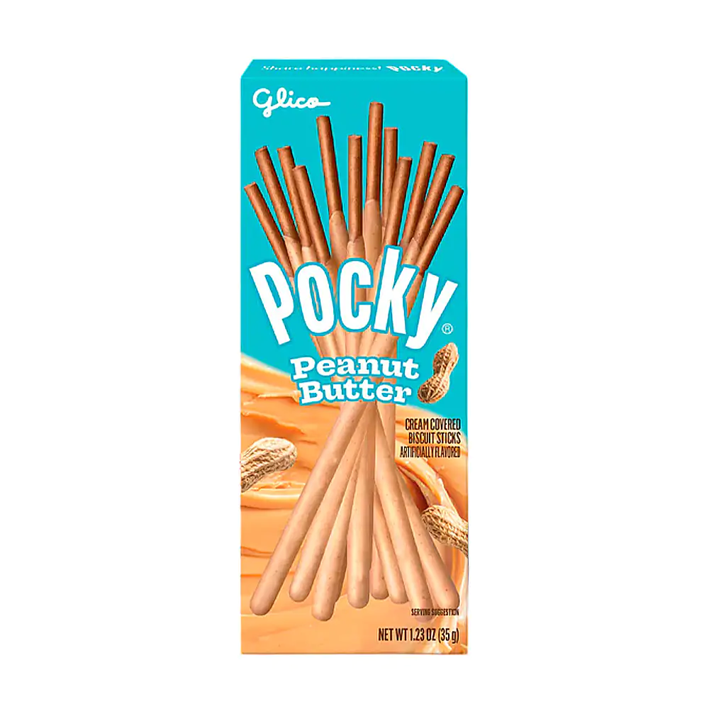 1pza pocky palito de galletas sabor crema de cacahuate - peanut butte…