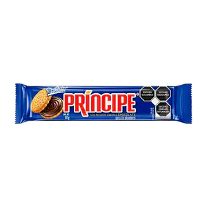 Galletas principe rellenas sabor a chocolate de marinela 84g / princi…