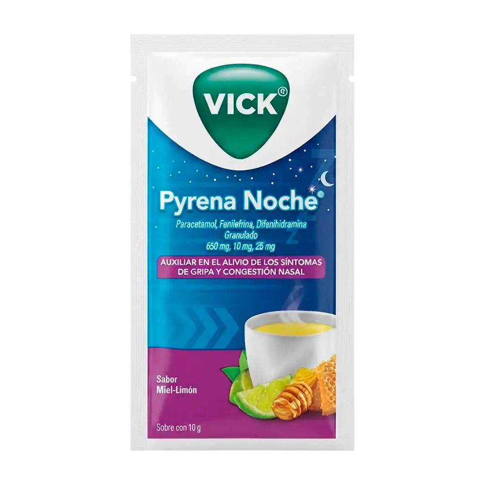 1pz Sobre vick pyrena noche sabor miel limón, 10g / pyrena.no