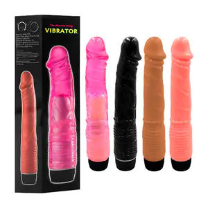 Dildo consolador de silicón texturizado con velocidad constante, 23cm…