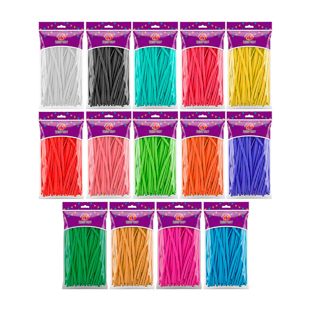 Paquete con 100 globos de látex tpo salchicha tianshuoyiliao de 31cm,…