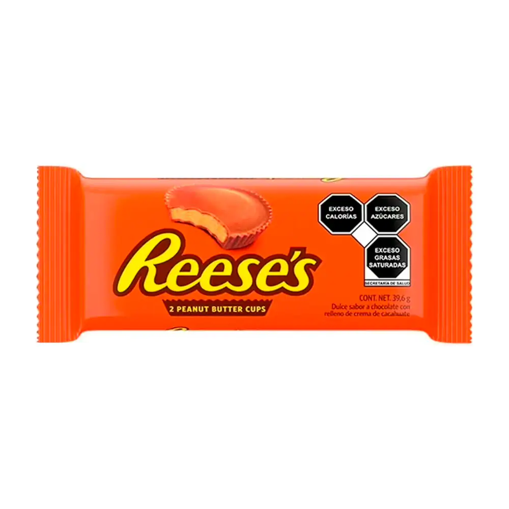 Reeses chocolate con relleno de crema de cacahuate 39,6g / reeses