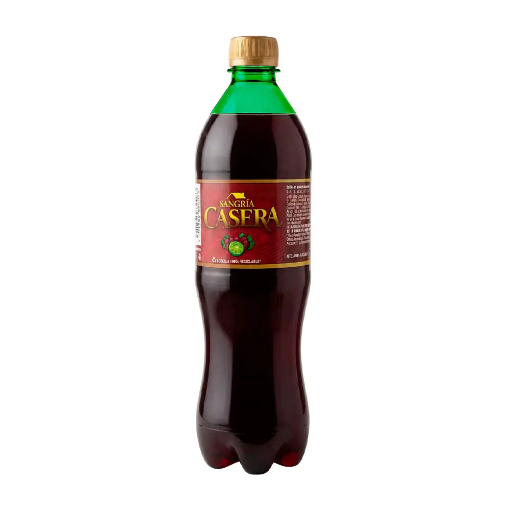1pz botella de sangría casera de 600ml / sangria600