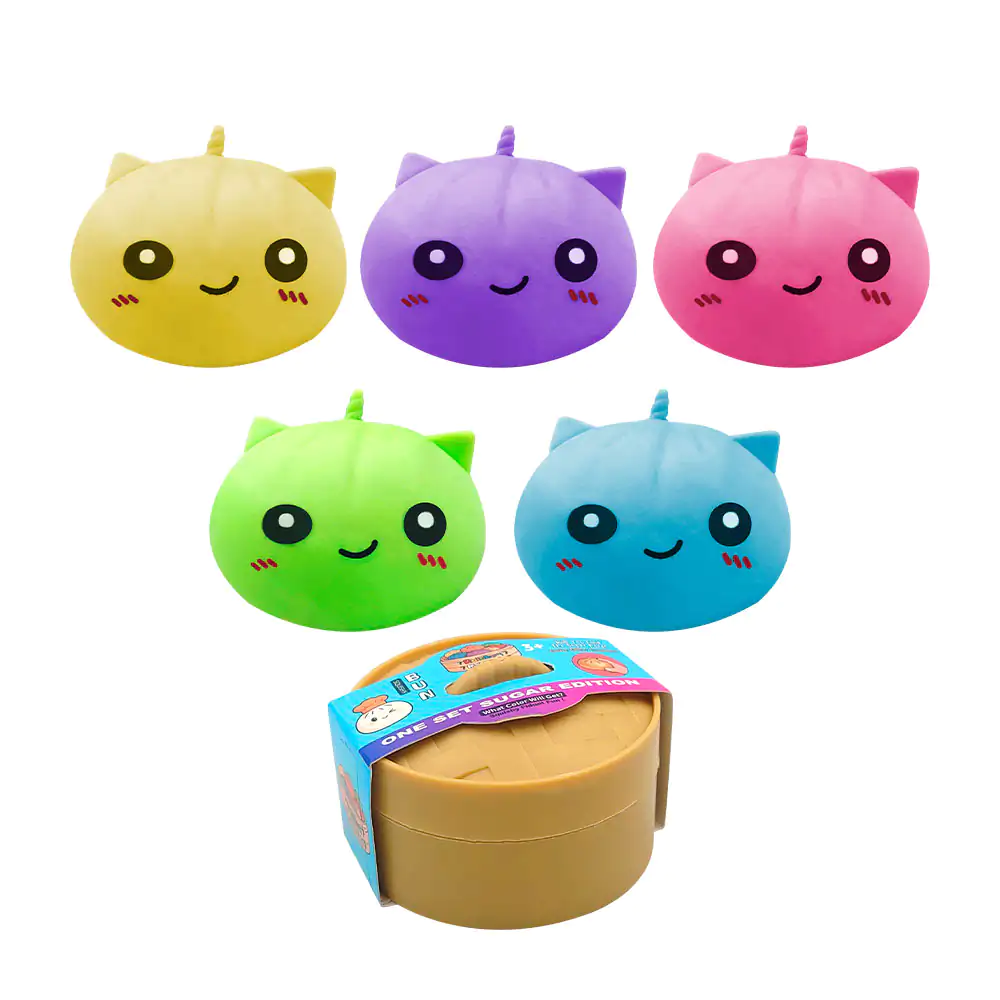 Mini squeeze misterioso tipo dumplings con forma de unicornio, estuch…
