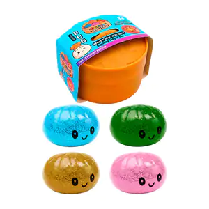 Mini squeeze misterioso en forma de dumplings con estuche tipo vapore…