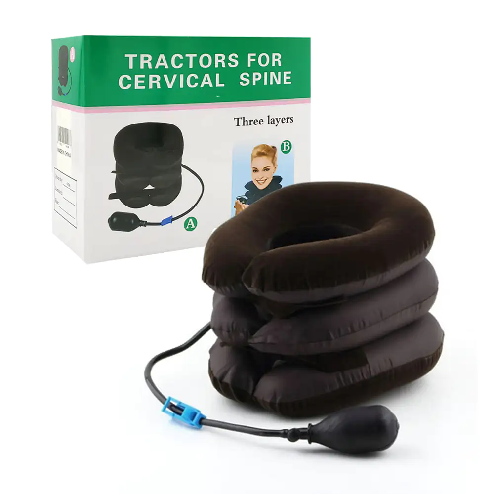 Almohadilla inflable ortopédica para descontracturar el cuello
