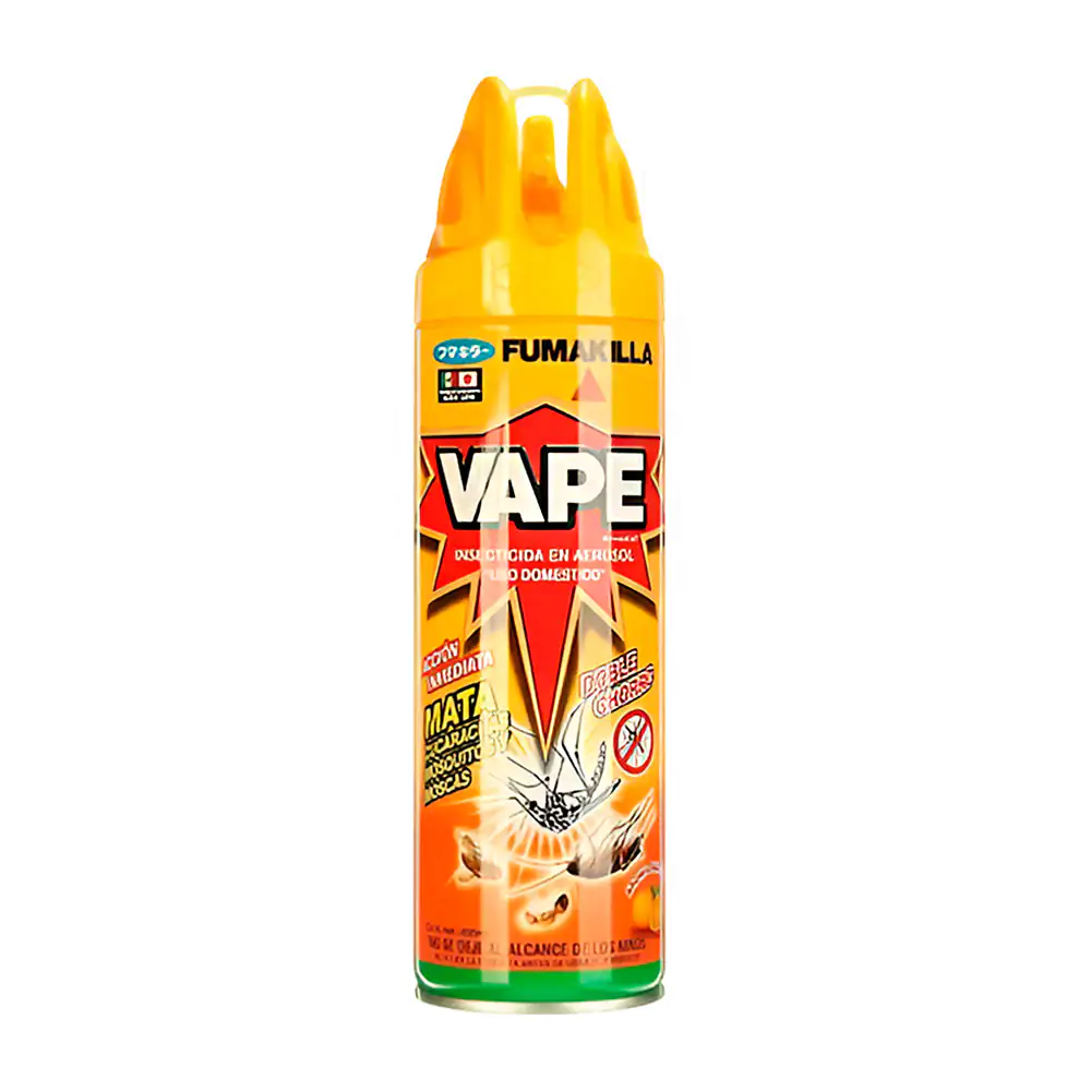 1pz Vape insecticida en aerosol de 250ml con aroma a naranja / vape.2…