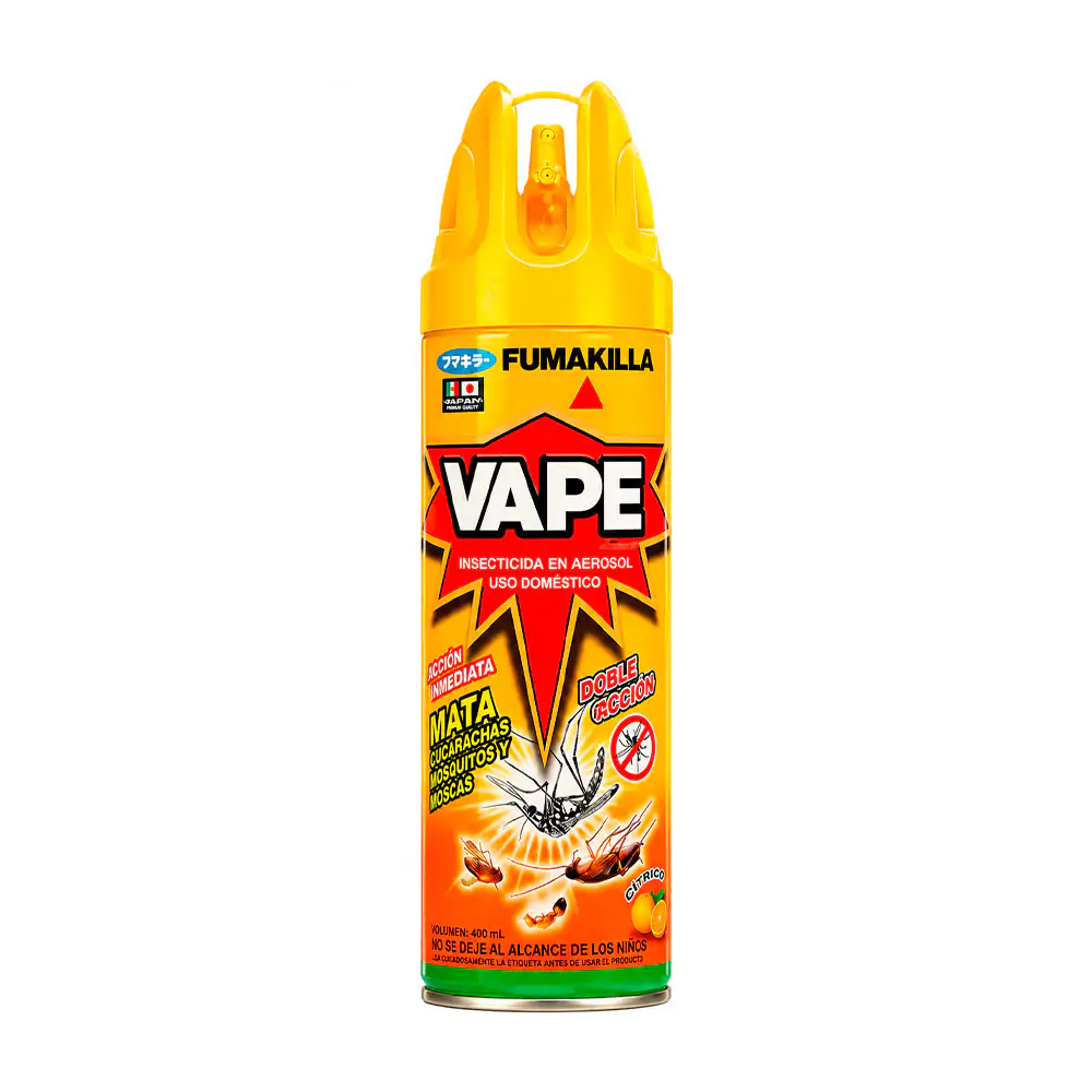 1pz Vape insecticida en aerosol con aroma a naranja, 400ml / vape.400