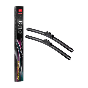 Par de limpiaparabrisas para coche con base y goma de plástico, 21 pu…