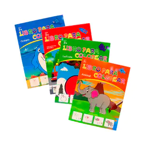 1pz Libro para colorear de 8 páginas - hojas con temática, variedad d…
