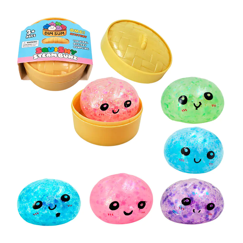 Squeeze misterioso en forma de mini dumplings con estuche tipo vapore…