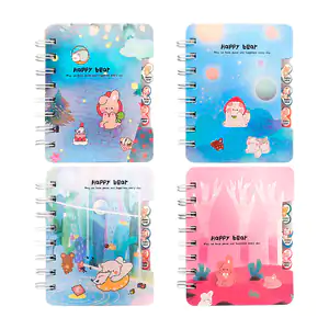 Mini libreta - cuaderno con hoja de rayas + separador de hojas, varie…