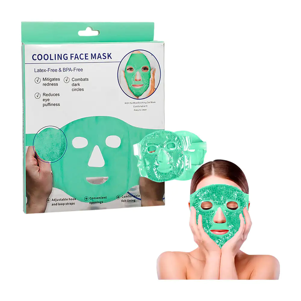 Mascara - mascarilla facial de gel frio para la cara con diseño ergon…