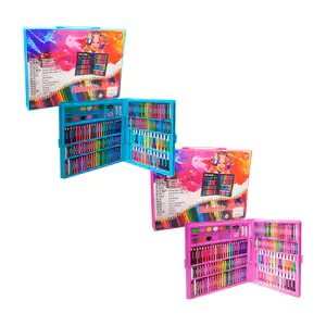 Set de arte profesional infantil con 208 piezas, multifuncional, vari…
