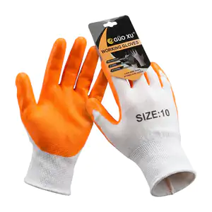 Par de guantes, protección para el trabajo, talla 10, variedad de col…