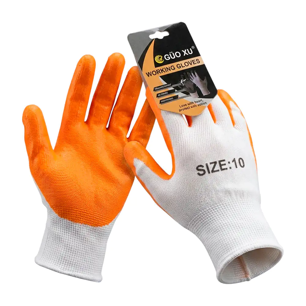 Par de guantes, protección para el trabajo, talla 10, variedad de col…