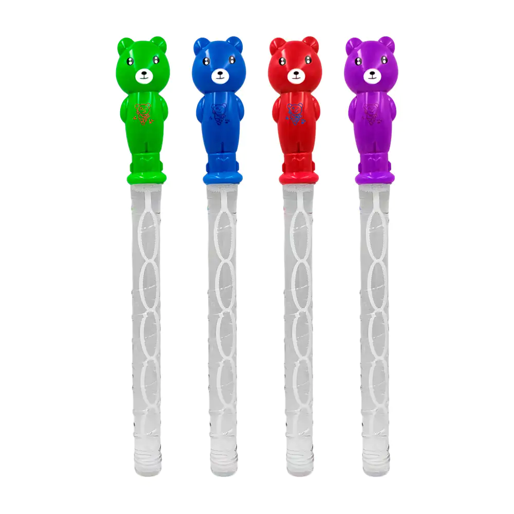 1pz vara de burbujas, 37cm decoración de osito, variedad de colores /…