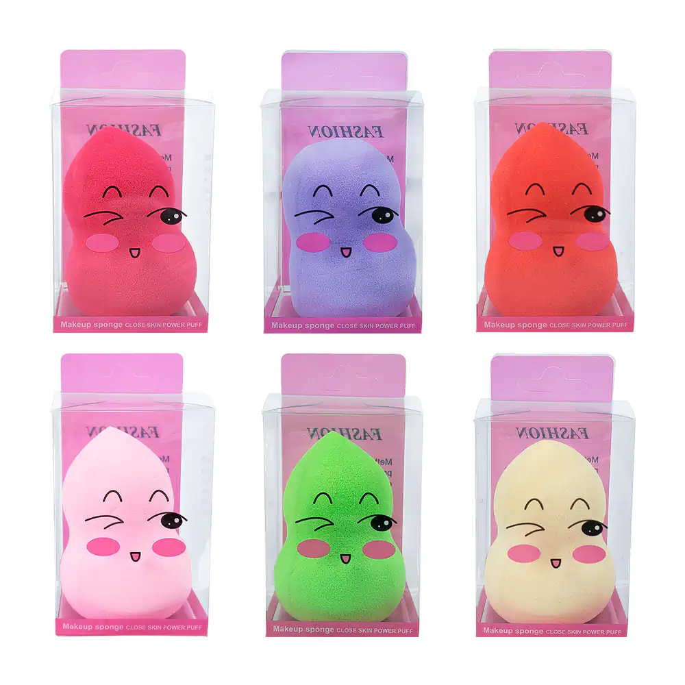 1pz esponja suave para aplicar maquillaje, variedad de colores / fash…