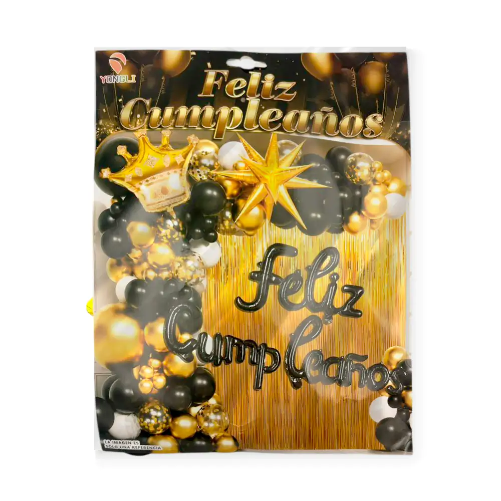 Kit decorativo para fiesta de cumpleaños de 54pcs + globo de corona, …