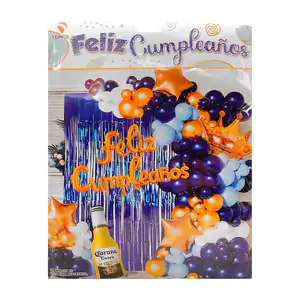 Kit decorativo de 52pcs para fiesta de cumpleaños con globos de coron…