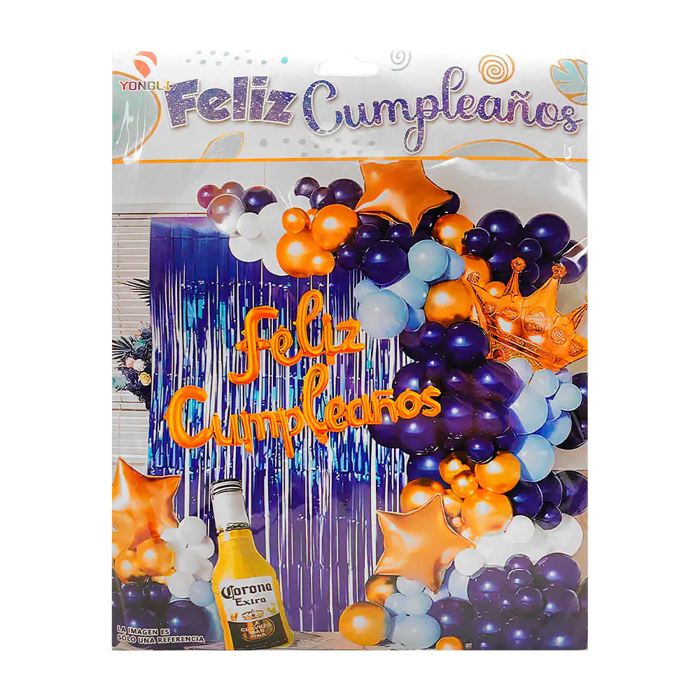 Kit decorativo de 52pcs para fiesta de cumpleaños con globos de coron…