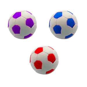 1pz Borrador en forma de pelota - balón con diseño de futbol, varieda…
