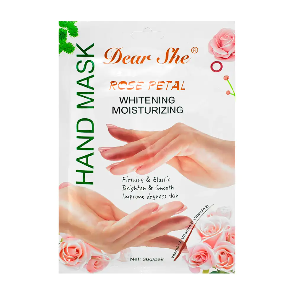 Mascarilla para manos con extracto de pétalo de rosa y vitaminas a, e…