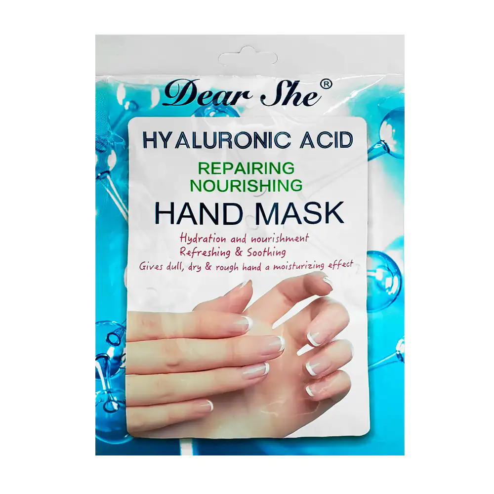 Mascarilla para manos con ácido hialurónico dear she, hidrata y refre…