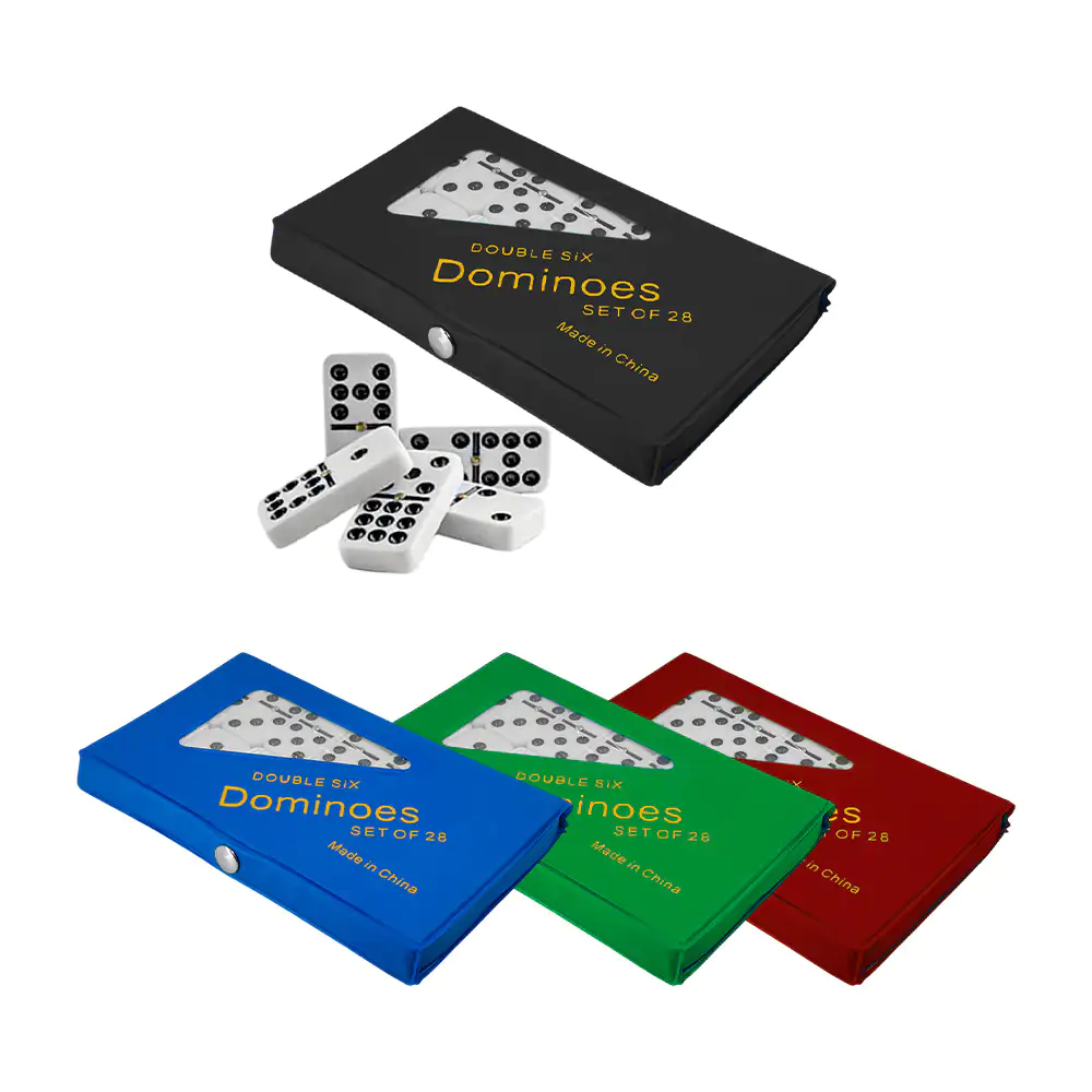 Estuche con domino double six de 28 piezas / set of 28 7 double six /…