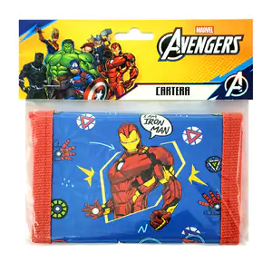 Cartera - billetera infantil, plastificada con estampado de los venga…
