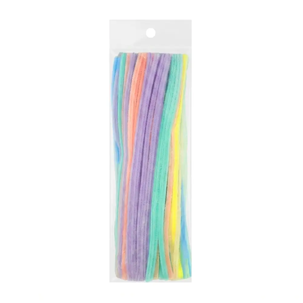 Paquete con 100 limpia pipas para manualidades en tonos pastel, varie…
