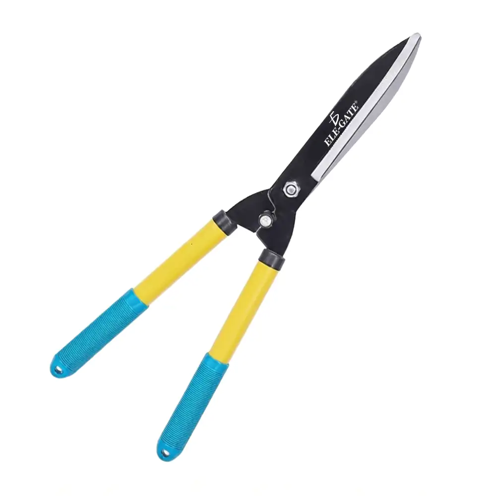 Tijeras grandes de acero inoxidable para podar y mango de plástico antideslizante + funda