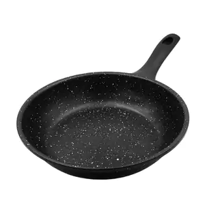 Sartén de acero inoxidable, 24cm con cubierta antiadherente y mango e…
