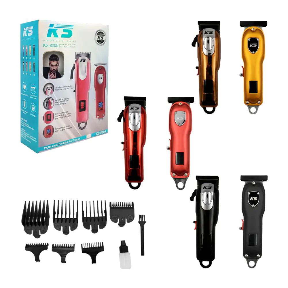 Set 2 en 1 máquina rasuradora + mini trimmer, metálicas con pantalla …