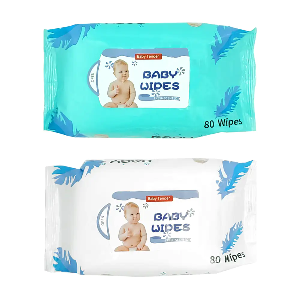 Paquete con 80 toallitas húmedas multifuncionales para bebes / baby w…