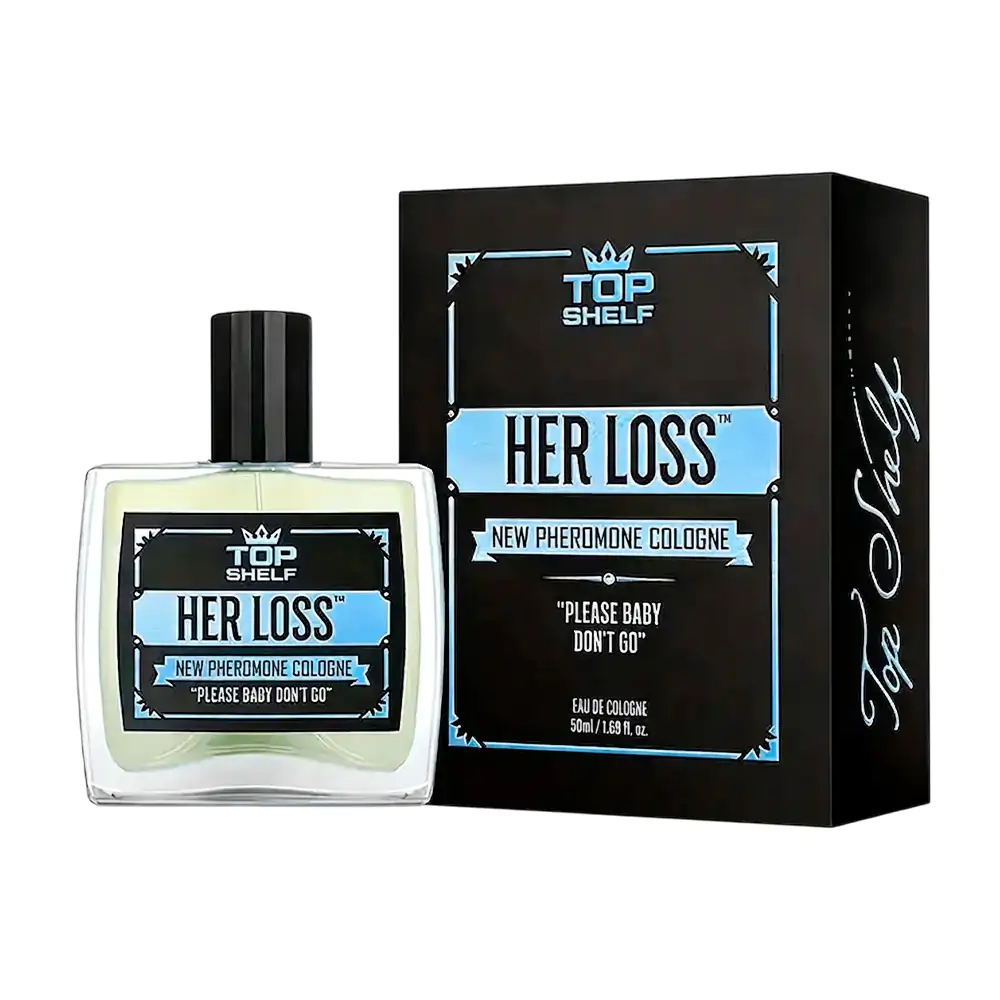 Perfume her loss para hombre, fragancia con feromonas, 50ml / top shelf