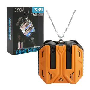Audífonos inalámbricos, diseño de collar tipo gamer, manos libres con…