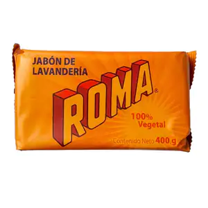 1pza Jabón en barra roma para ropa de 400g