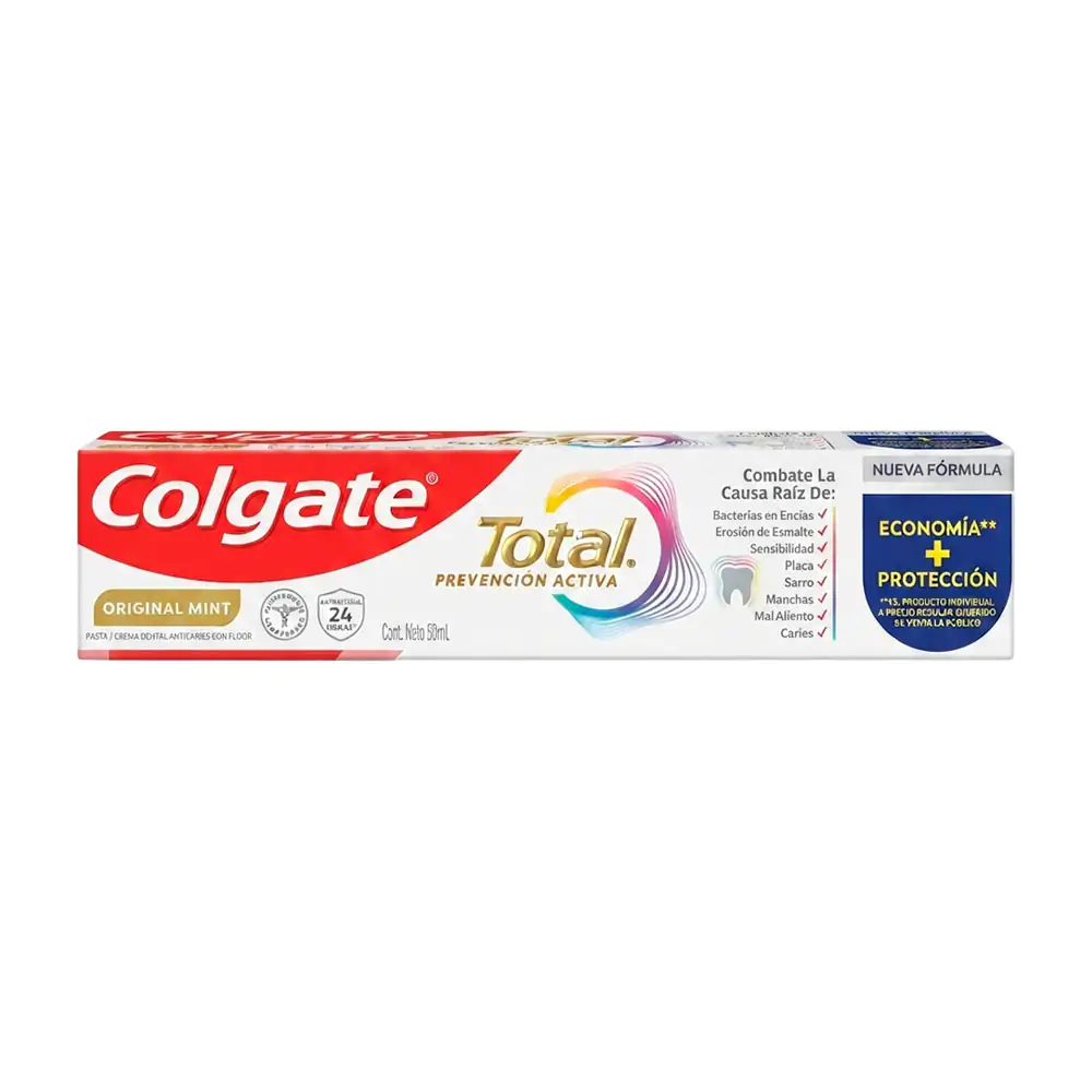 1pza Pasta colgate total prevención activa, 50ml