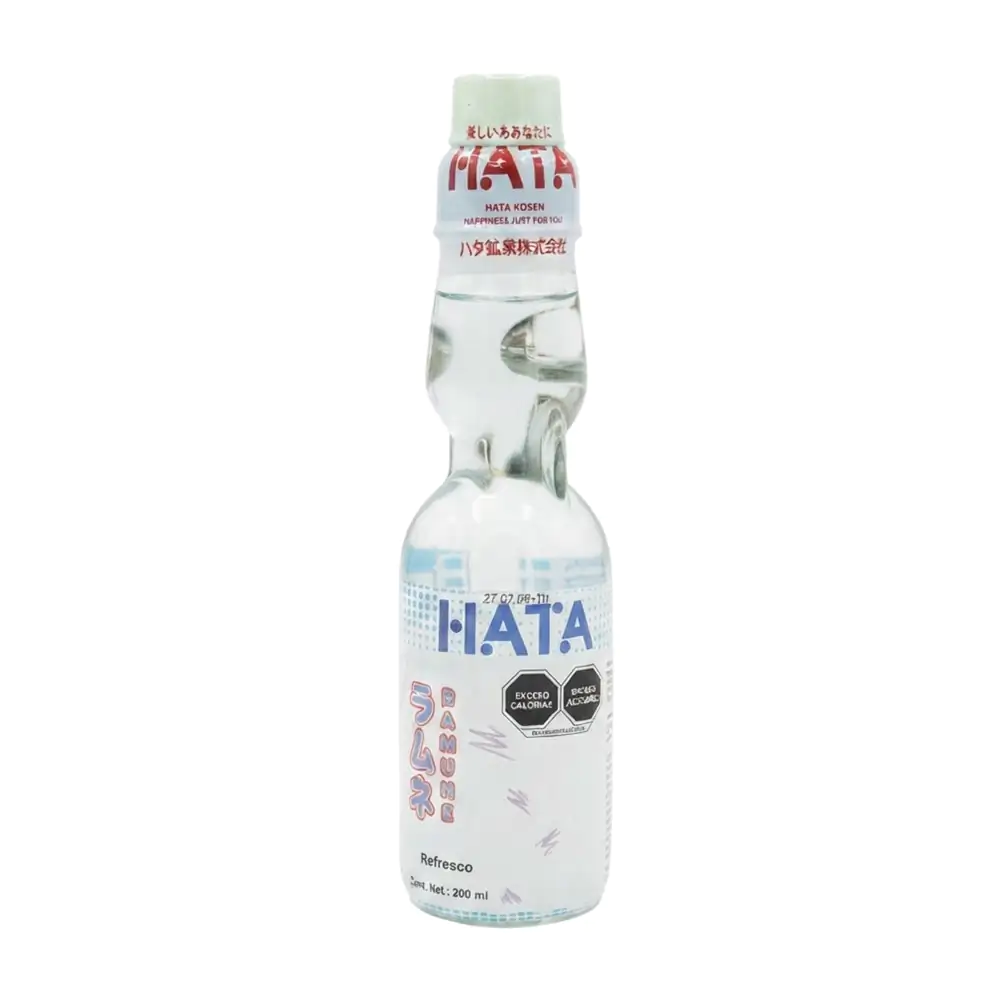 Bebida japonesa ramune hata gasificada con sabor a refresco original de 200ml / 008004