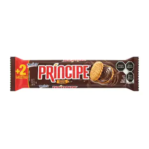 1pza galletas principe marinela con relleno de avellana, 126g / 011133