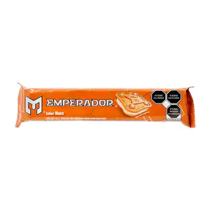 Paquete de galletas emperador sabor a nuez con relleno cremoso, 91g