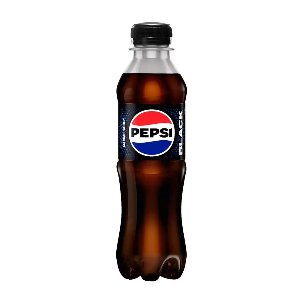 1pza botella pepsi black pet de 250ml / 016404