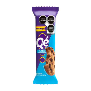 Paquete galleta qe choxs marinela rellena de chispas de chocolate, 81…
